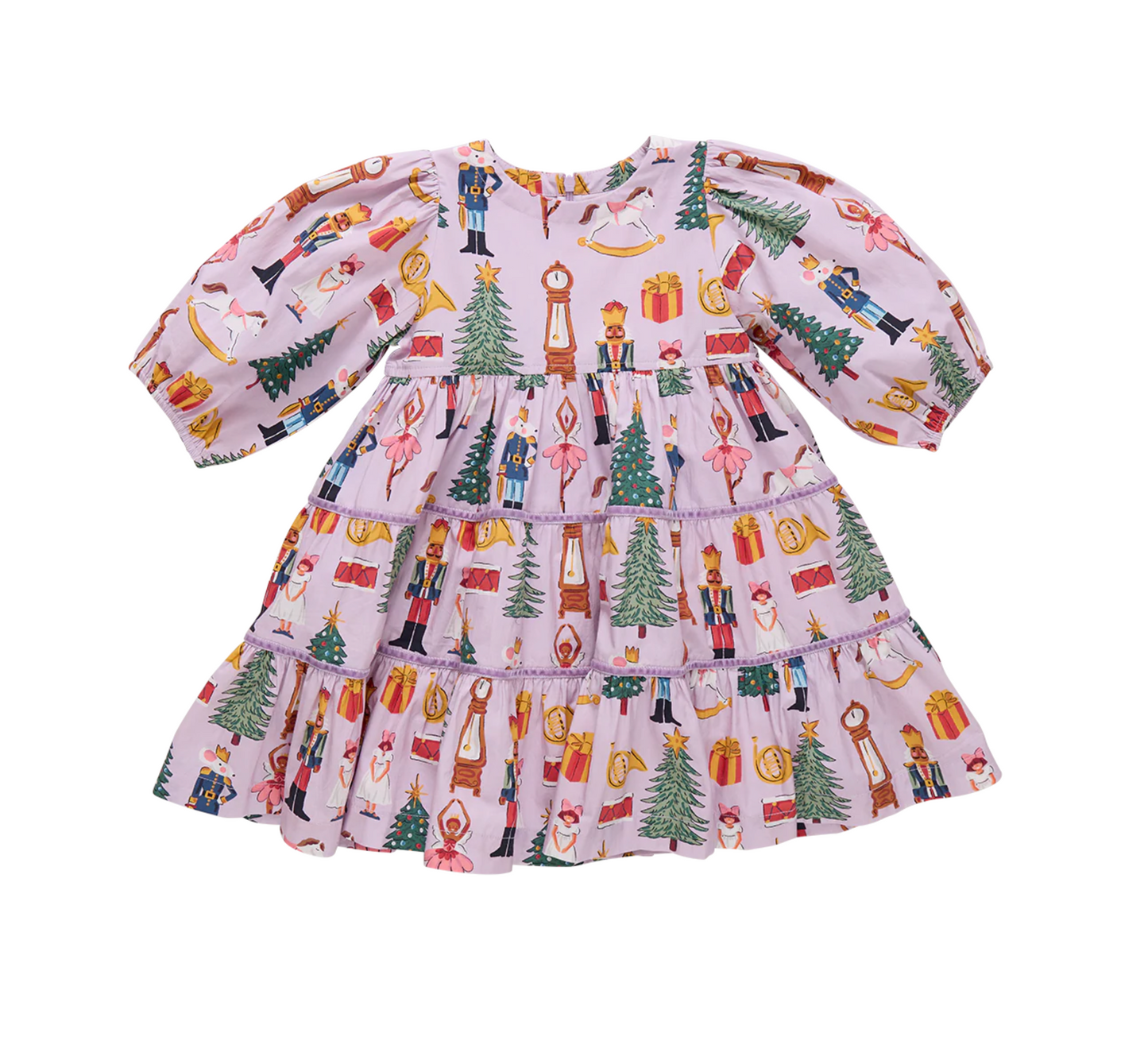 Pink Chicken Girls Peachy Dress - Lavender Nutcracker