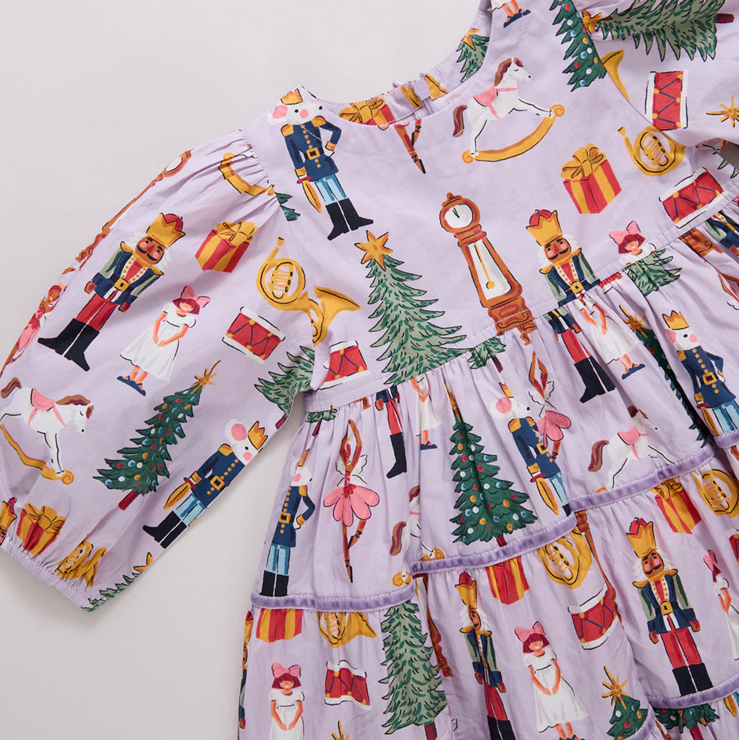 Pink Chicken Girls Peachy Dress - Lavender Nutcracker