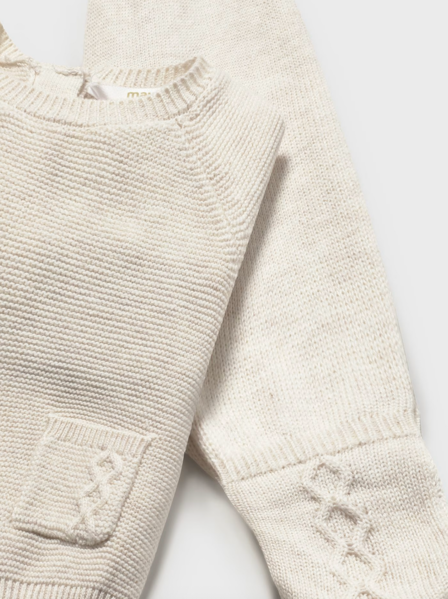 Leg Warmer Set - Milk Heather