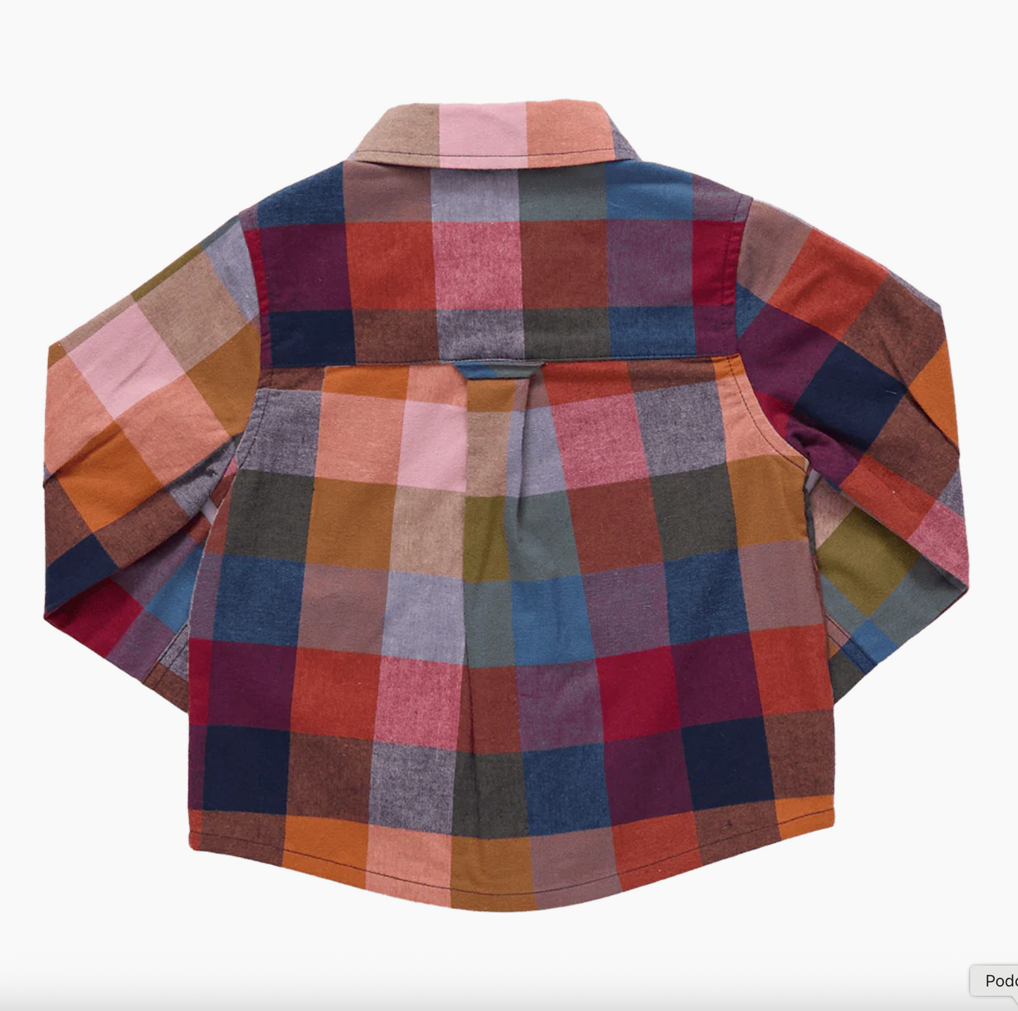 Pink Chicken Boys Jack Shirt - Harvest Check