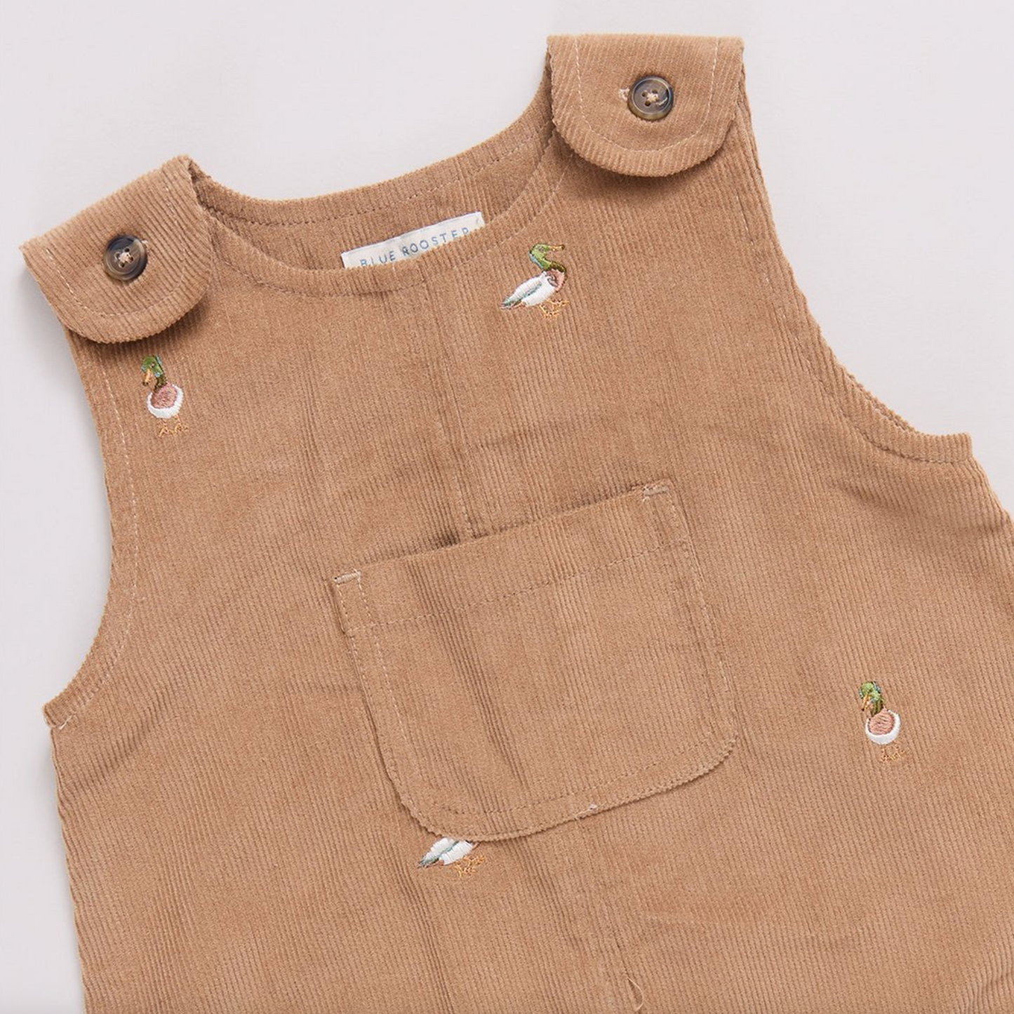 Pink Chicken Baby Boys Noah Jumper - Mallard Embroidery