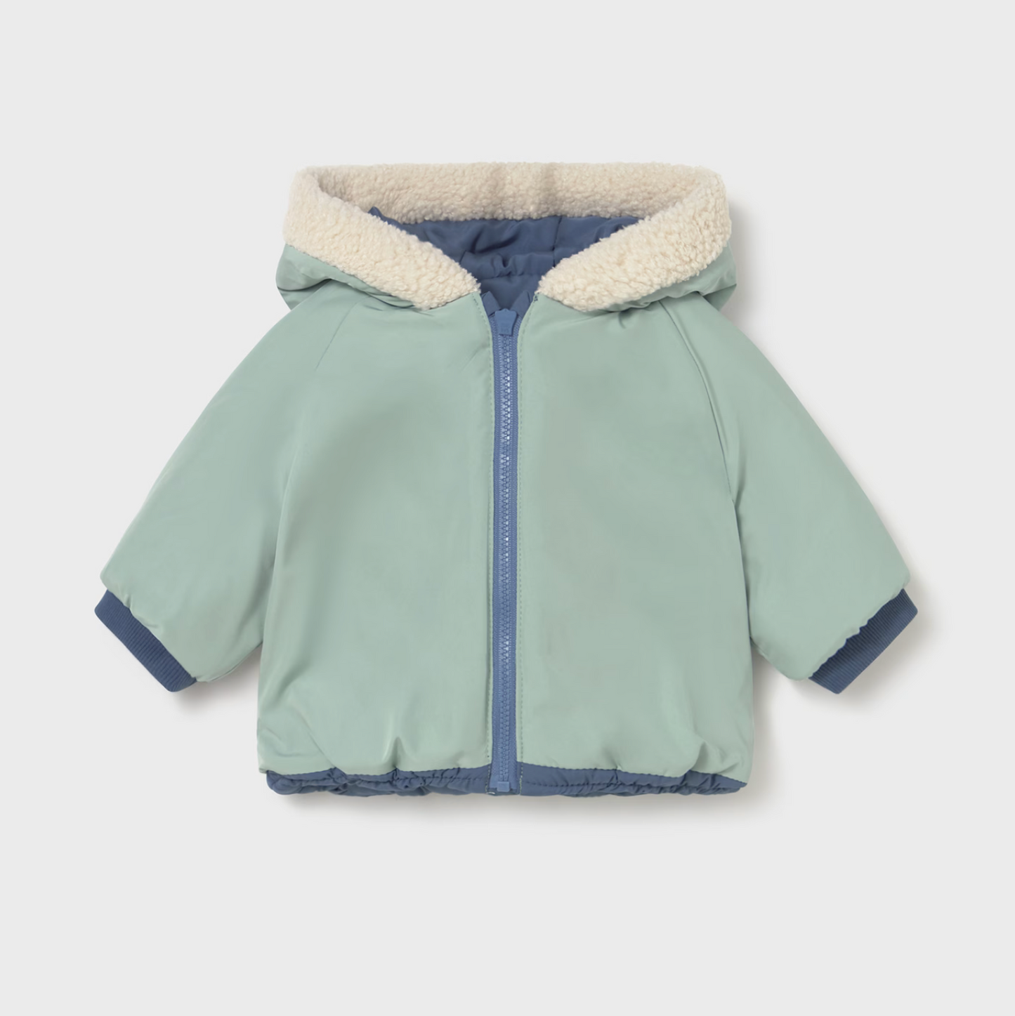 Baby Boy Reversible Coat - Pond