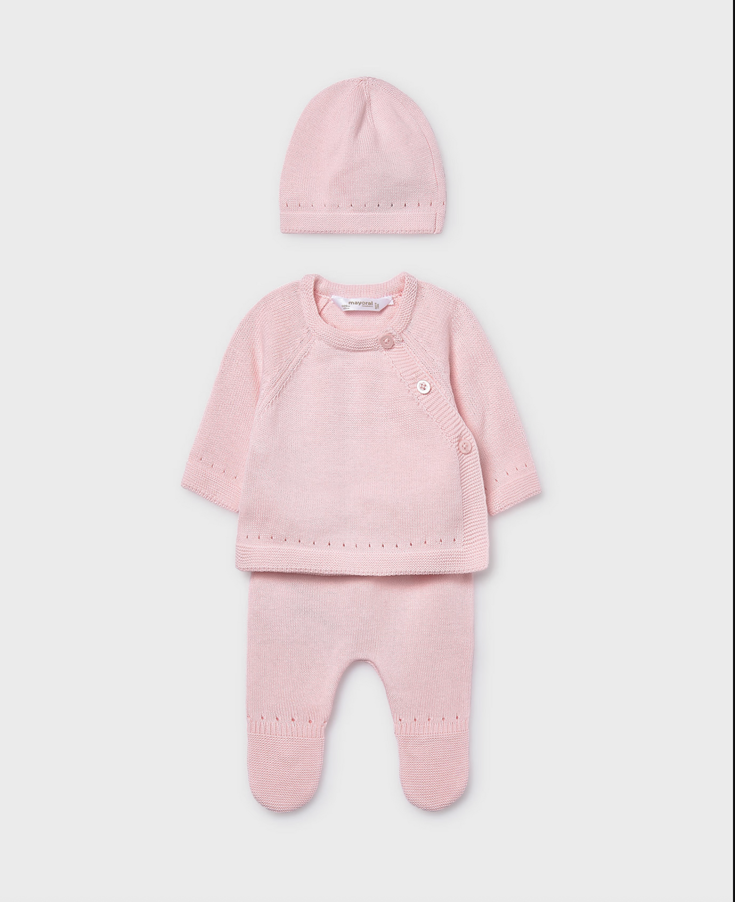 Baby 3-Piece Knit Set - Multiple Color Options