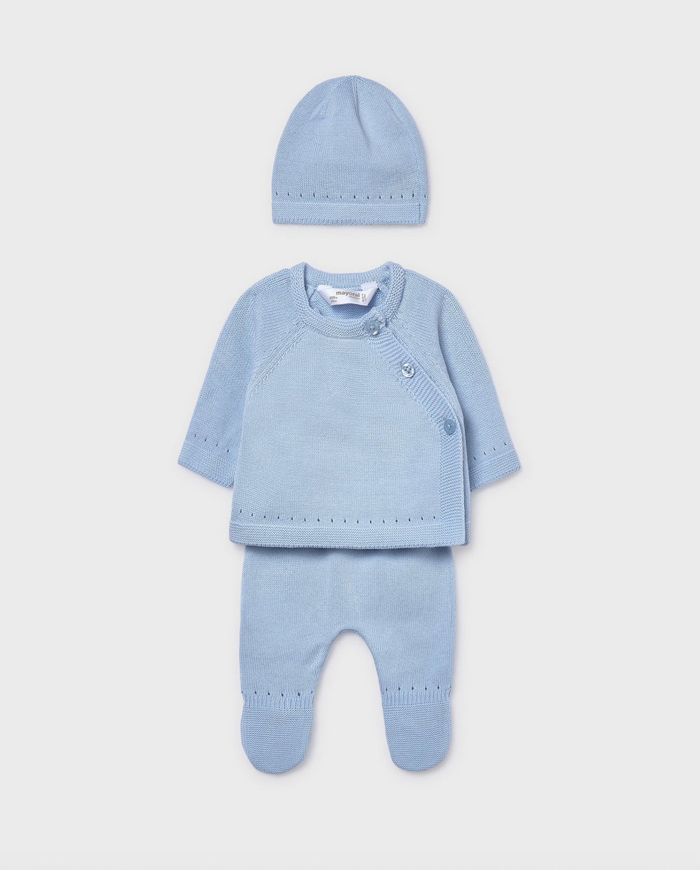 Baby 3-Piece Knit Set - Multiple Color Options