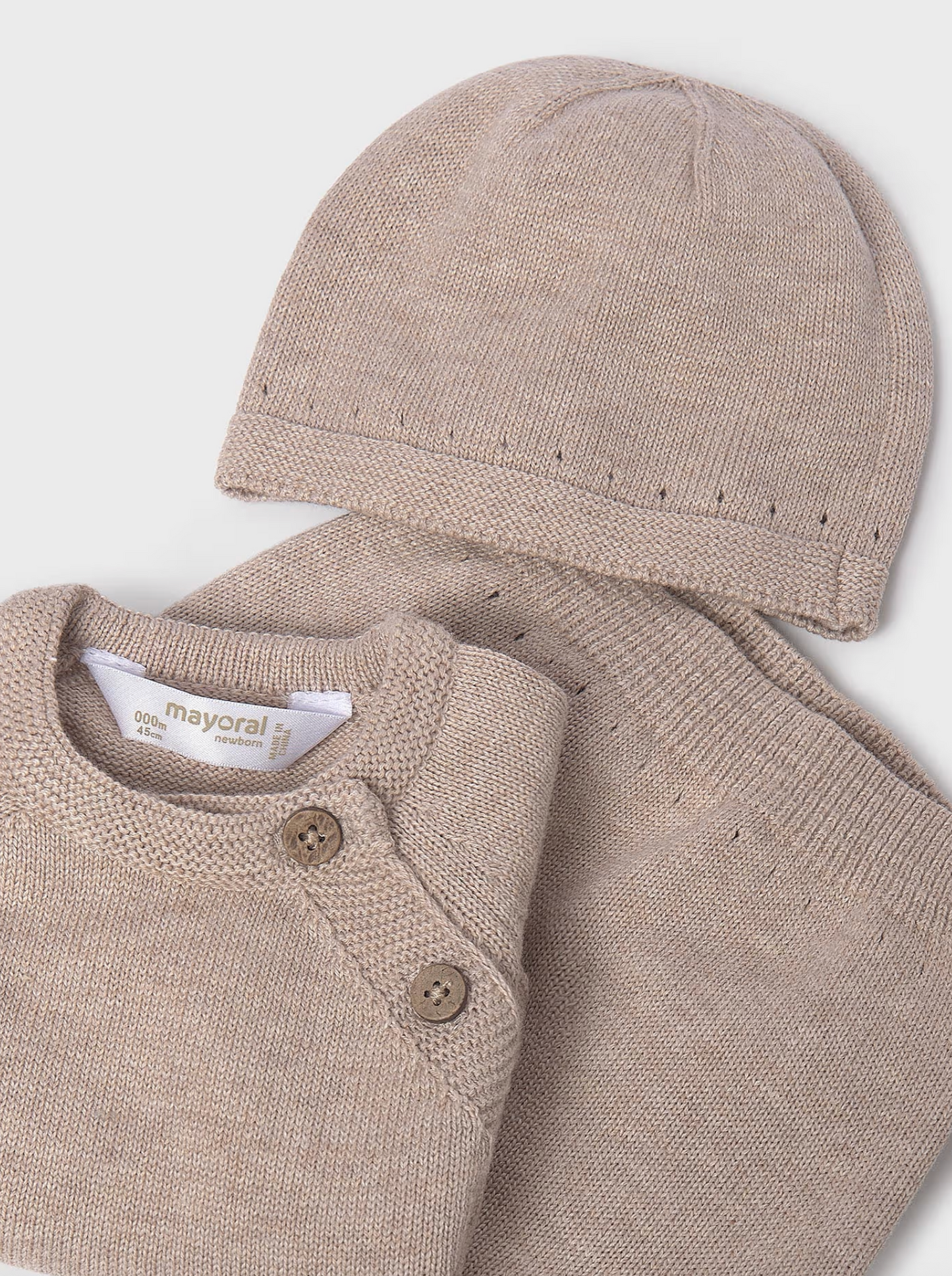 Baby 3-Piece Knit Set - Multiple Color Options