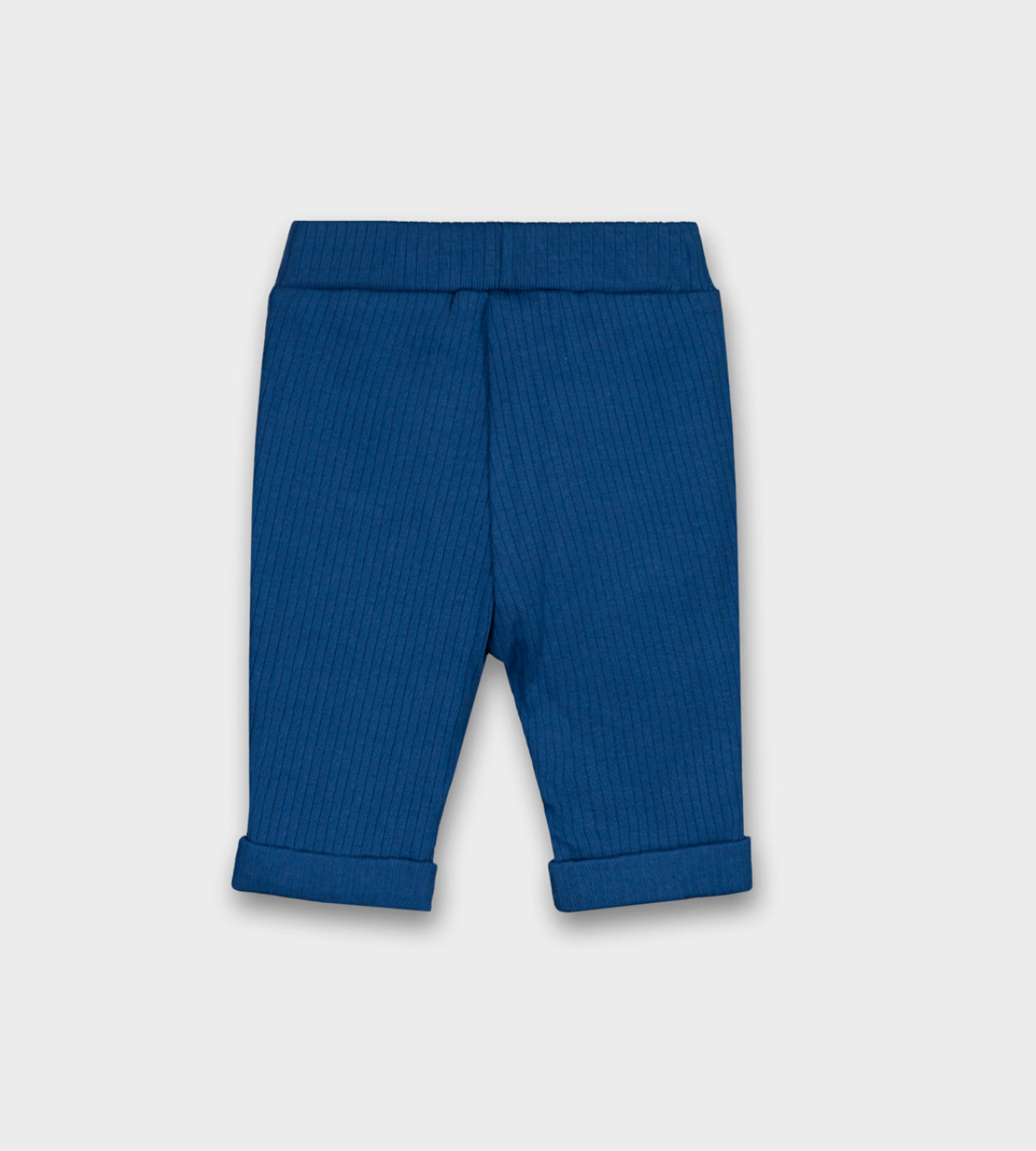 Baby Boy Ribbed Pants - Arctic
