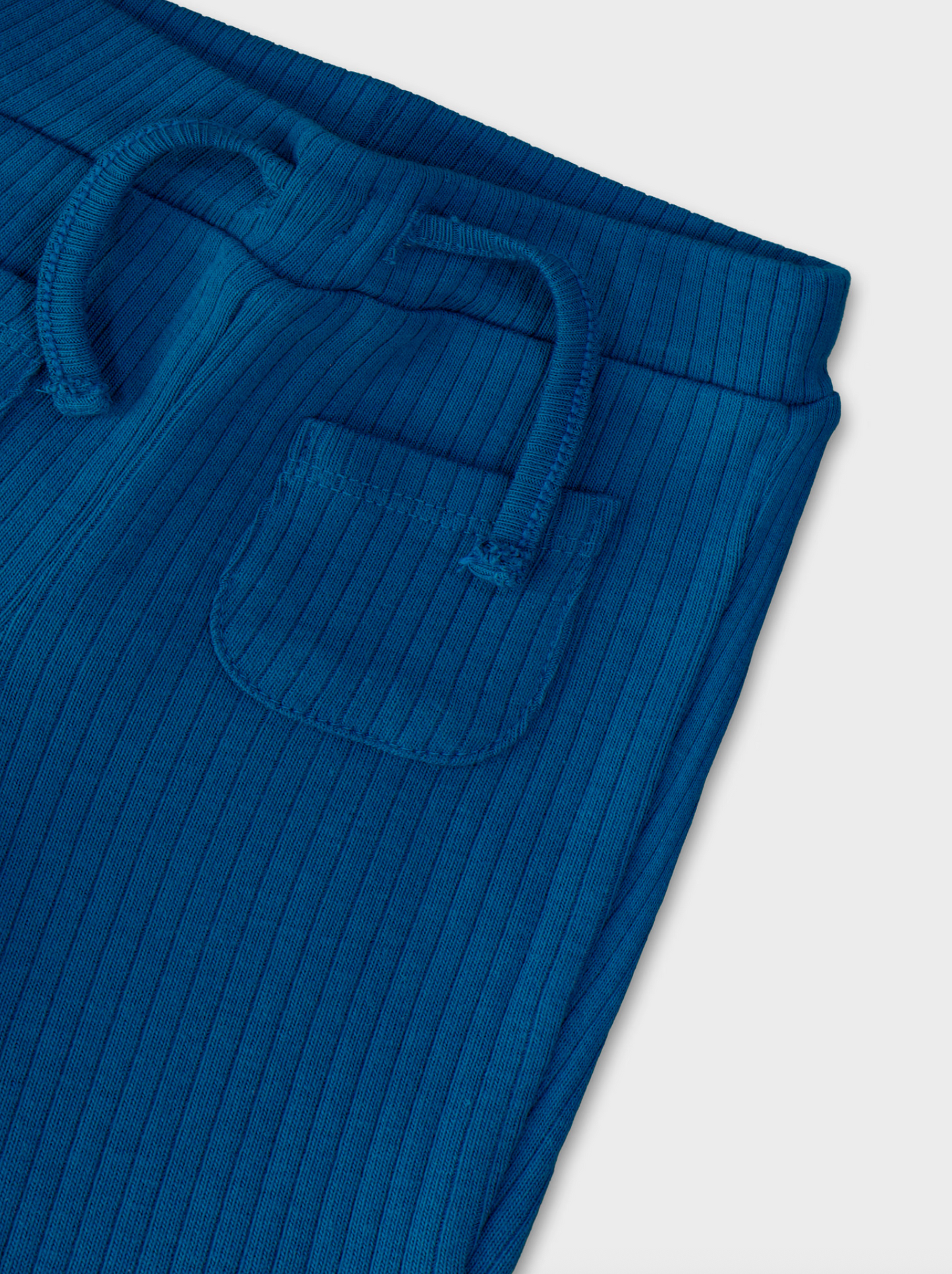 Baby Boy Ribbed Pants - Arctic