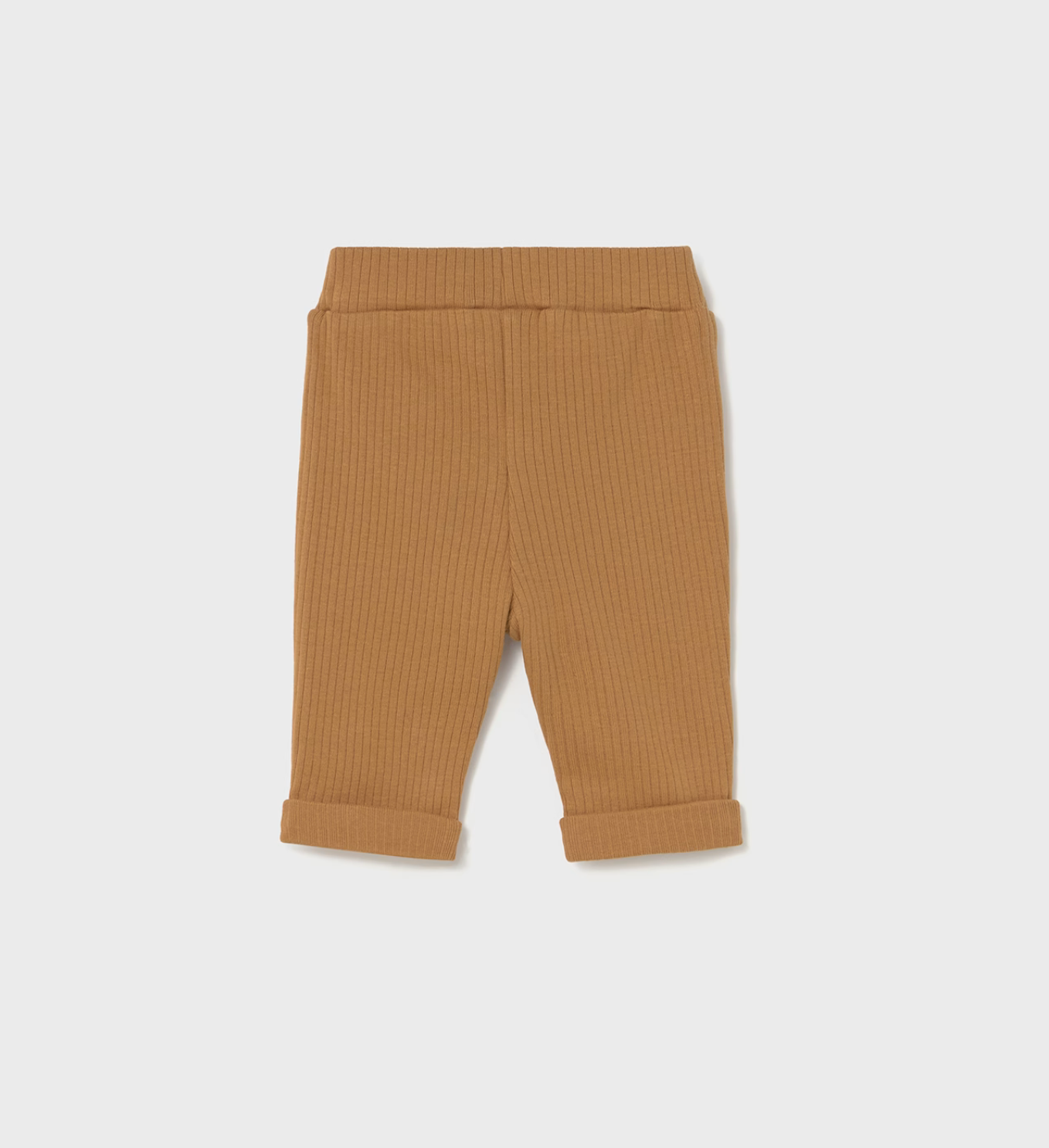 Baby Boy Ribbed Pants - Amber