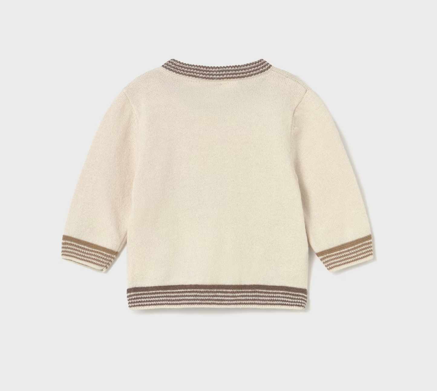 Baby Boy Soft Knit Sweater - Ceramic