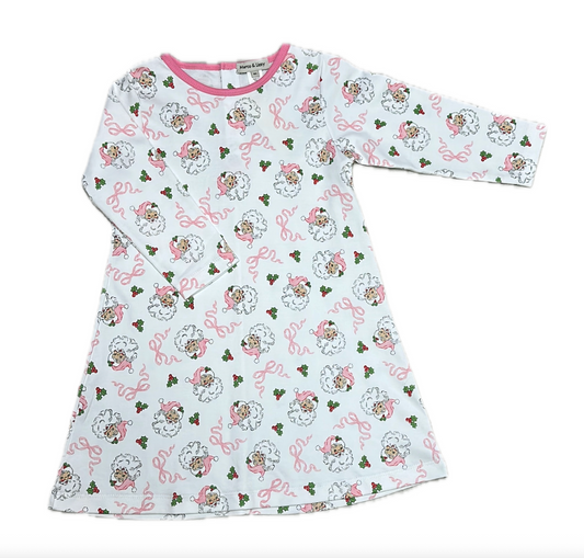 Pink Santa A-Line Dress