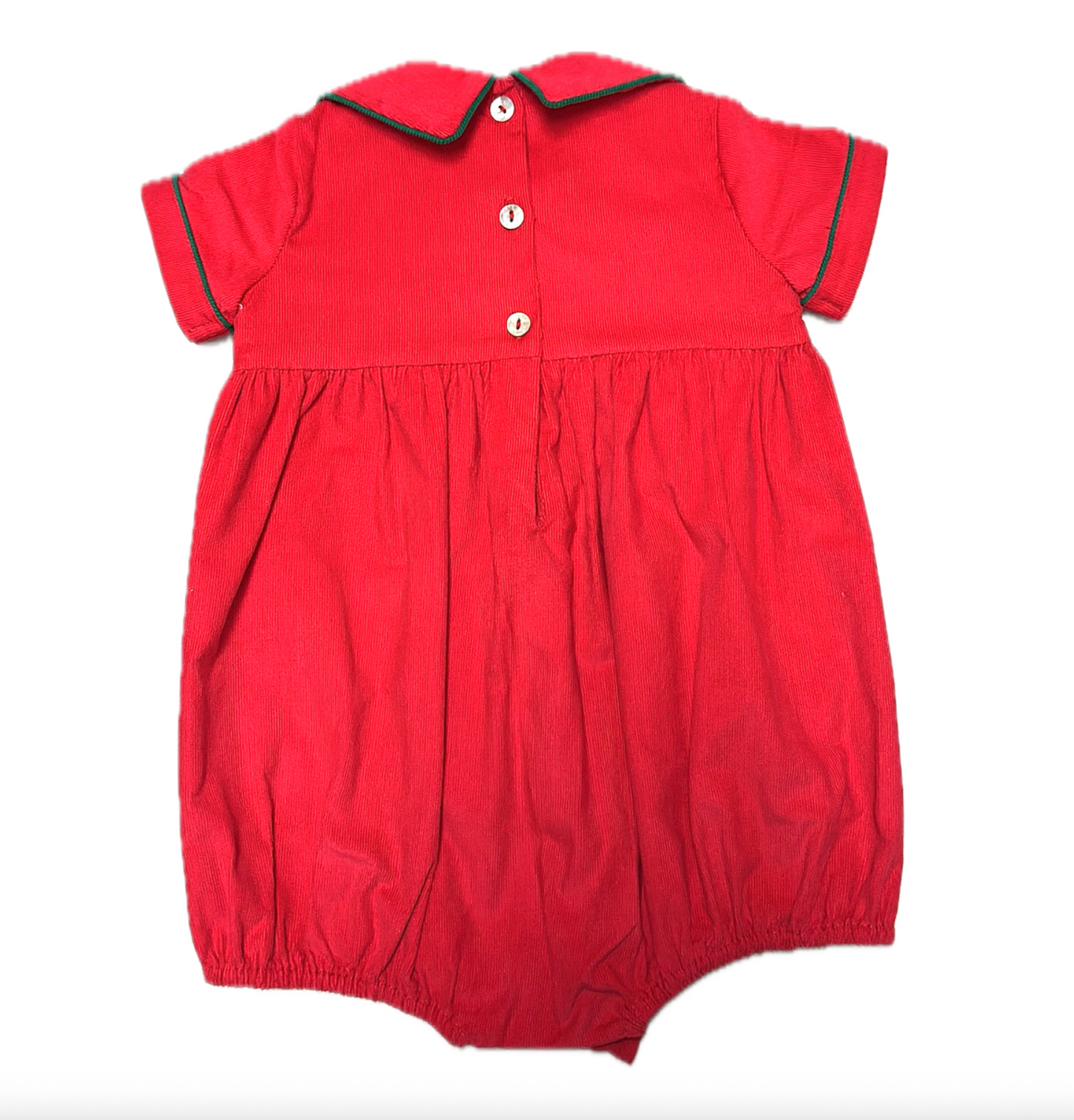 Christmas Classic Red Corduroy Bubble