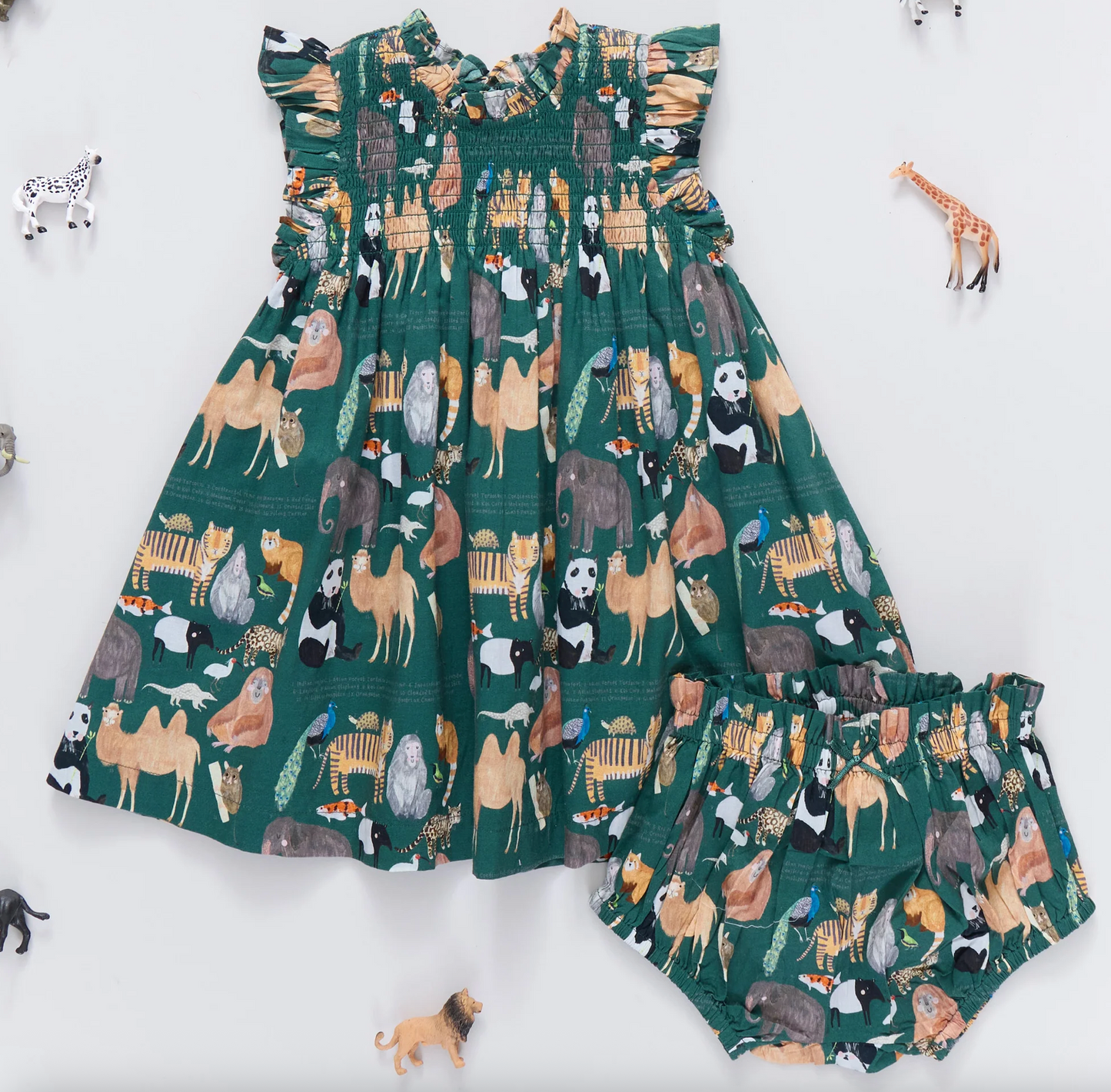 Pink Chicken Baby Girls Stevie Dress Set - Animals of Asia