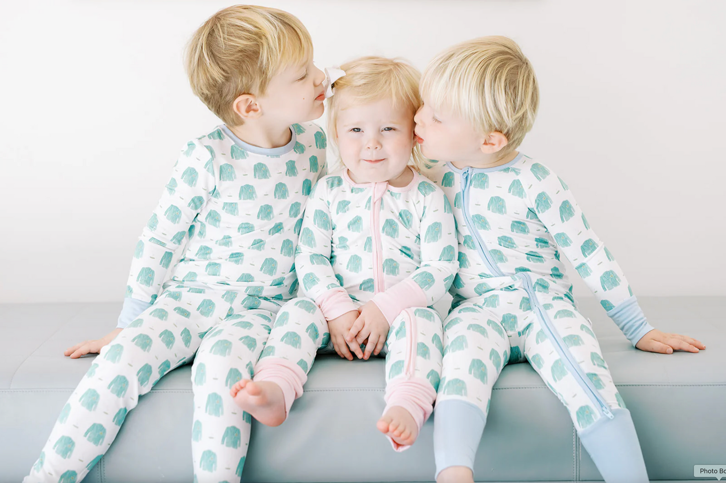 Golf Sleep Romper - Blue