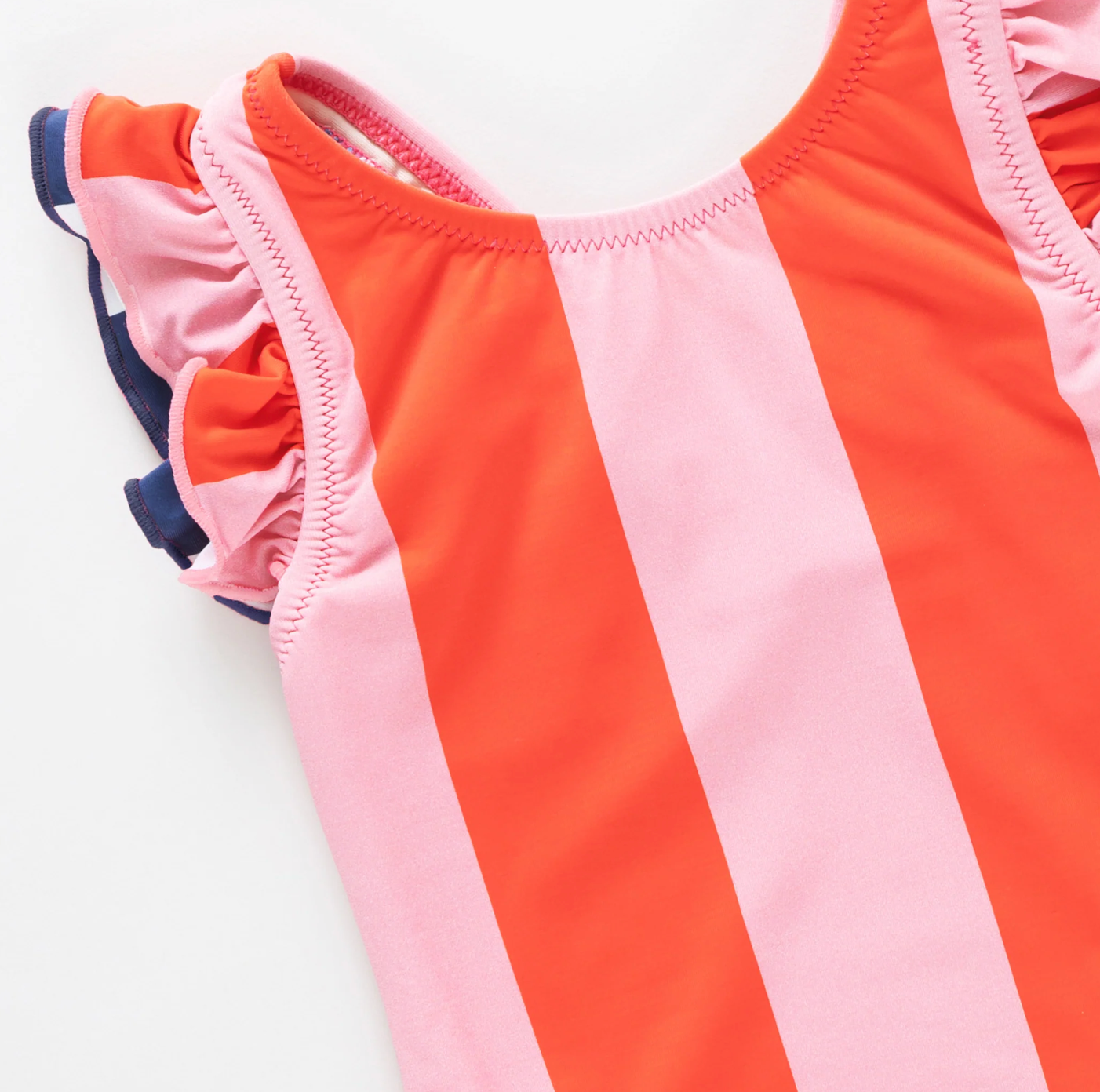 Pink Chicken Girl's Liv Suit - Wide Pink and Red Stripe