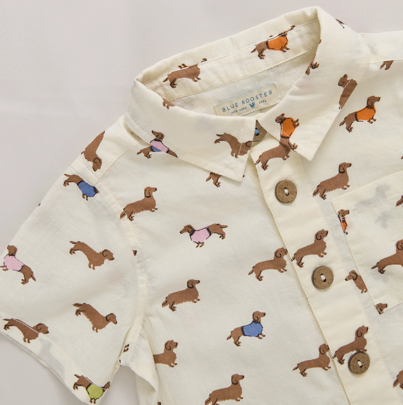 Multi Boys Jack Shirt - Dachshunds
