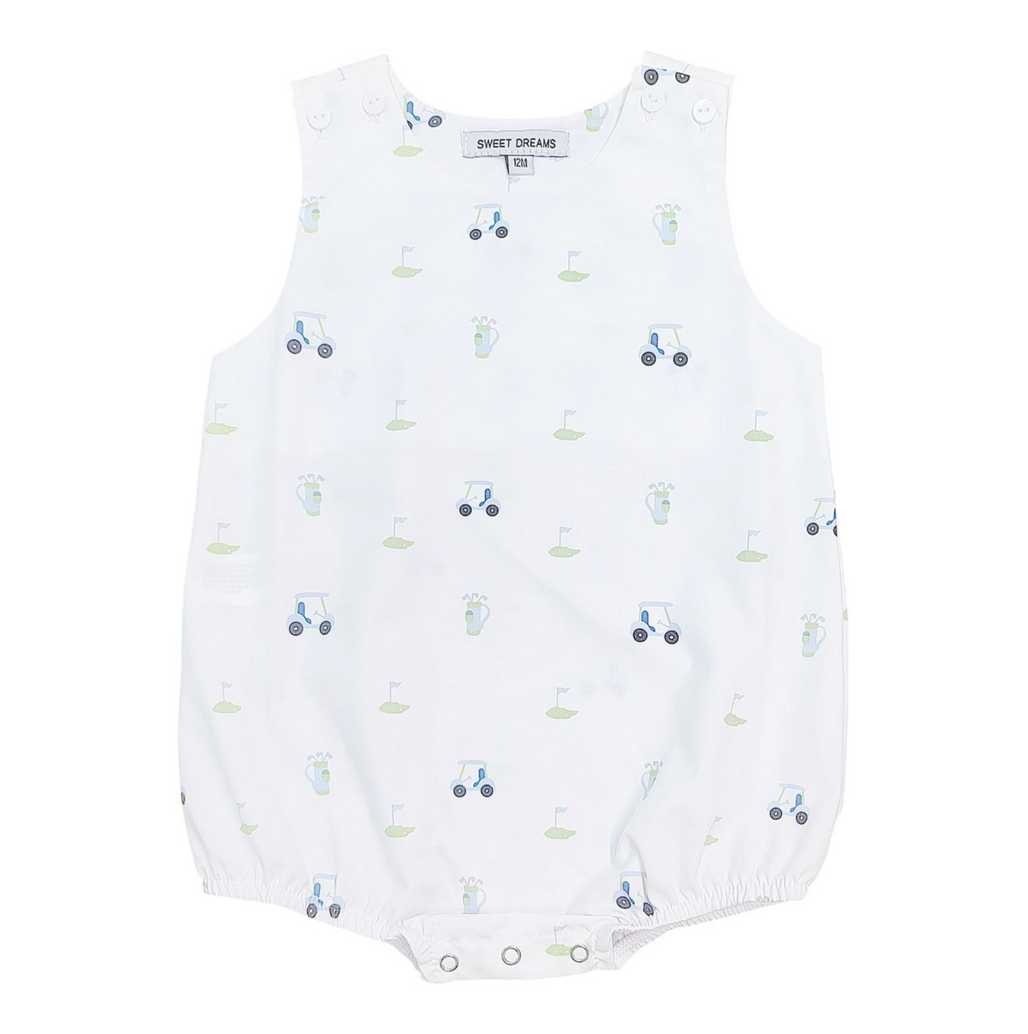 Golf Printed Boy Bubble