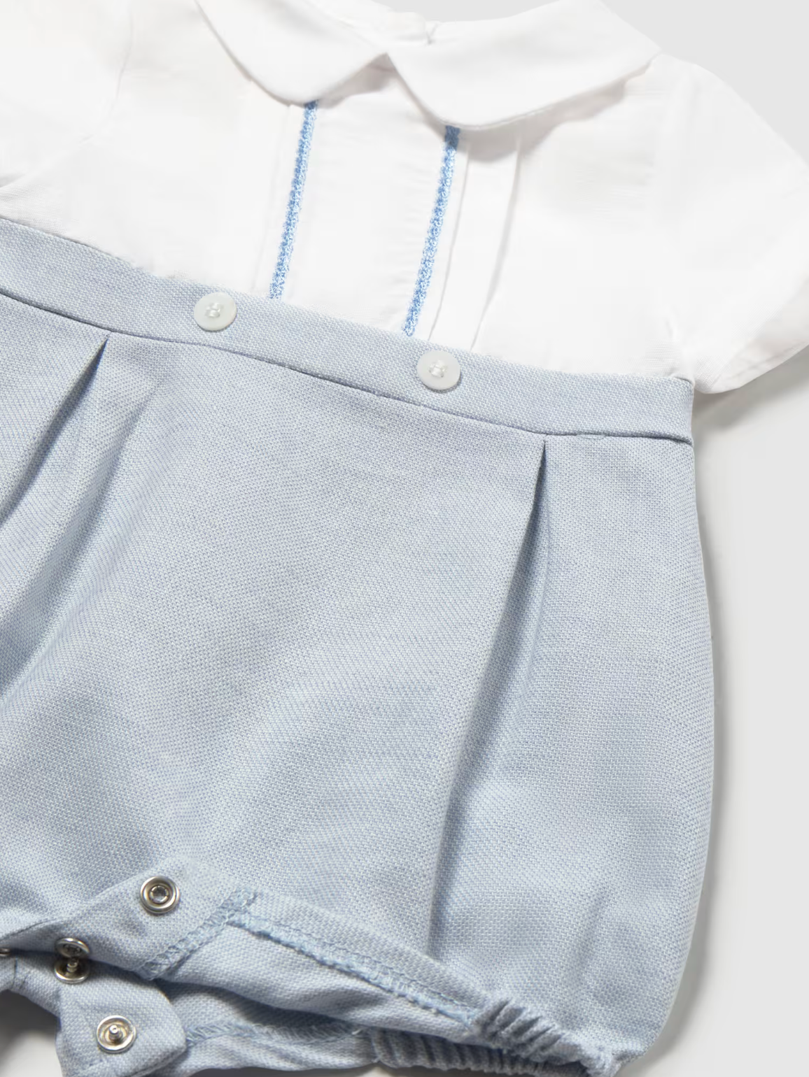 Baby Boy Ceremony Onesie - Blue or Aqua