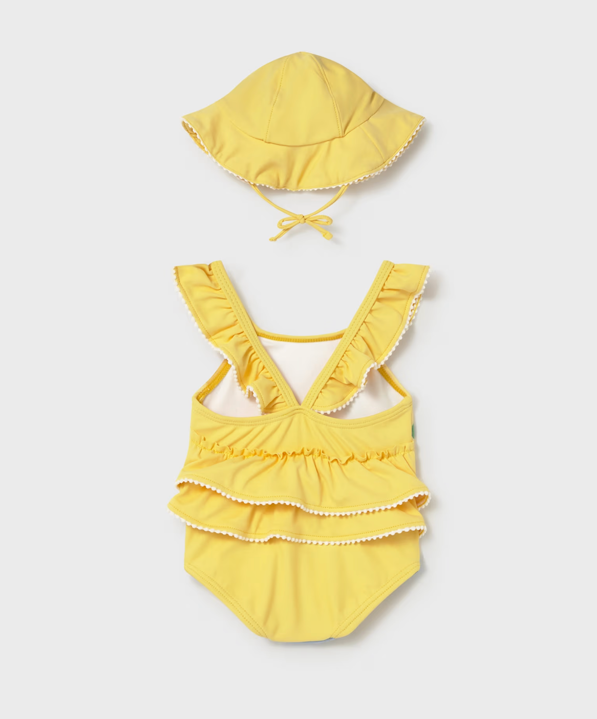 Baby Girl 2-Piece Swim Set with Sun Protection
