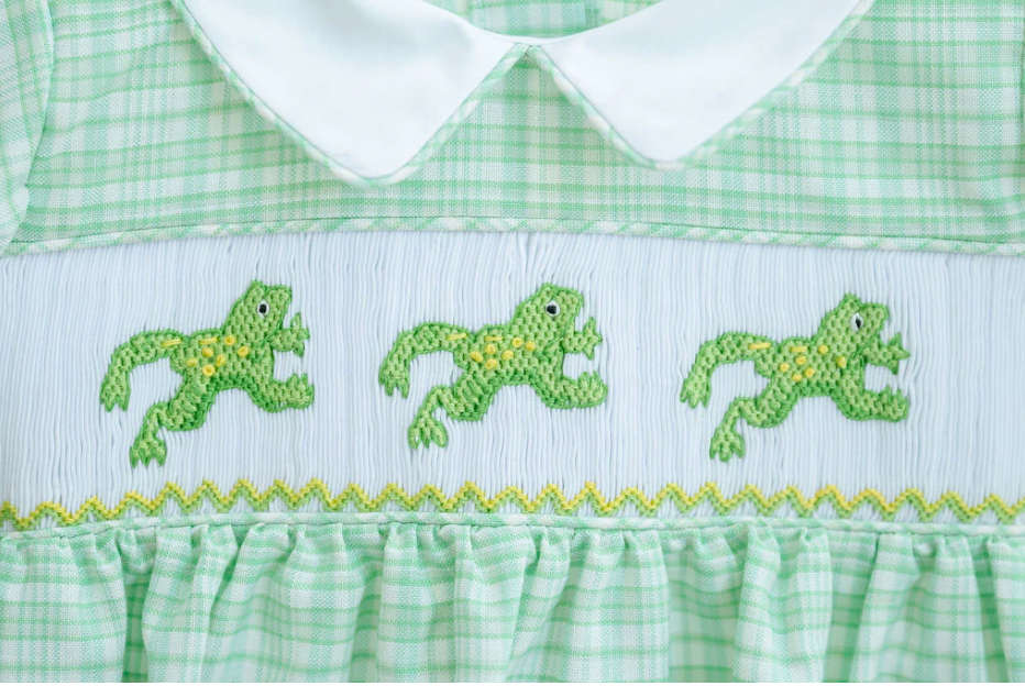 Frogs Smocked Benjamin Jon Jon