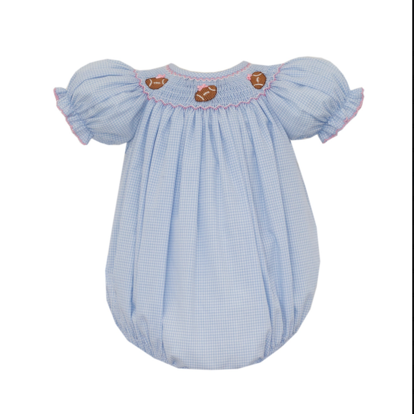 Embroidered Football Girl's Bubble