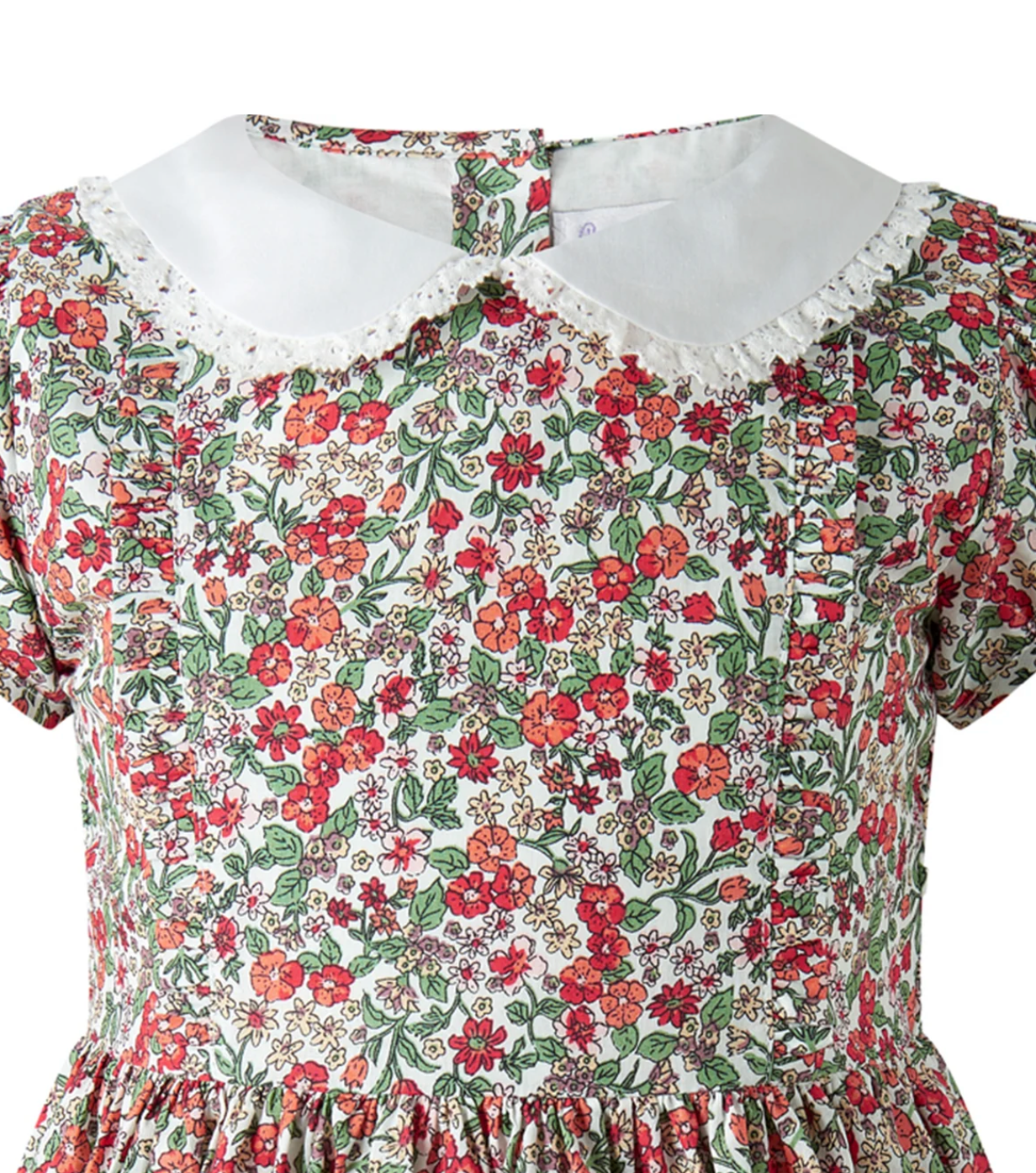 Rachel Riley Botanical Frill Front Dress