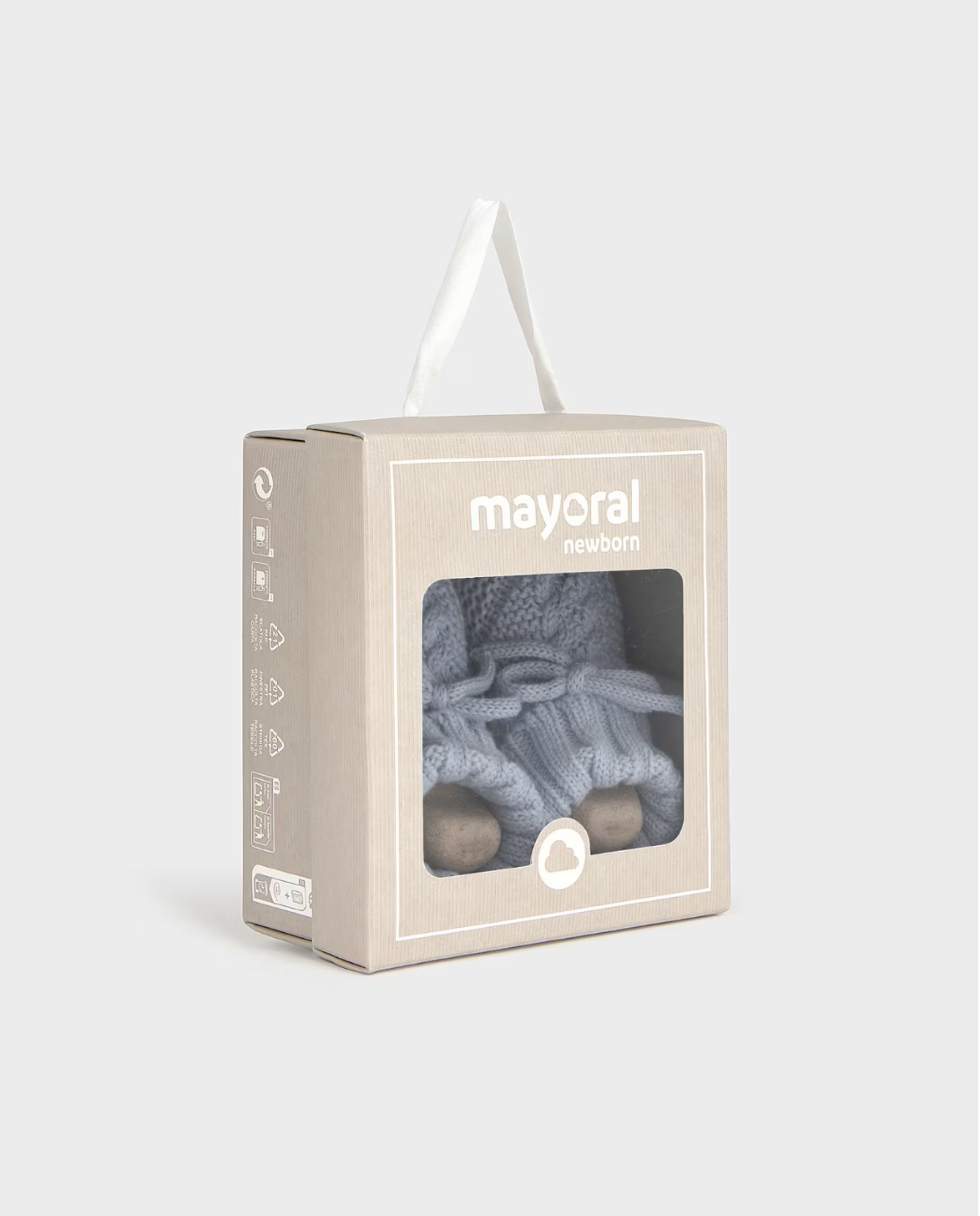 Knit Baby Booties - Blue