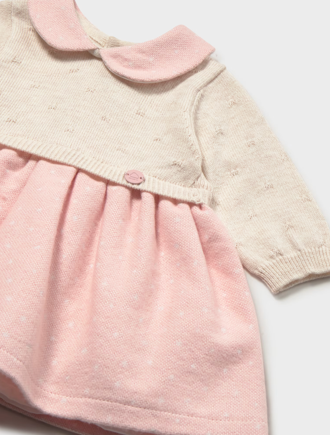 Baby Girl Knit Dress - Blush