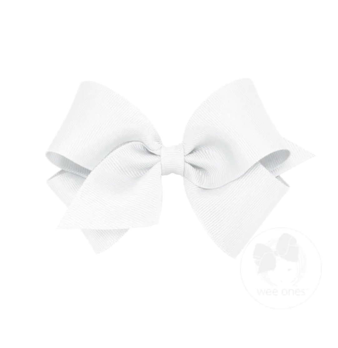 Small Classic Grosgrain Hair Bow - Multiple Color Options