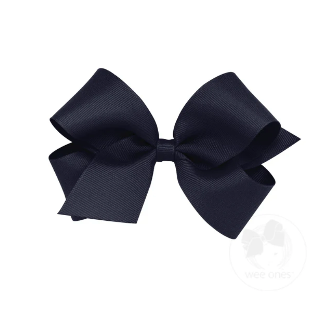 Medium Classic Grosgrain Hair Bow - Multiple Color Options