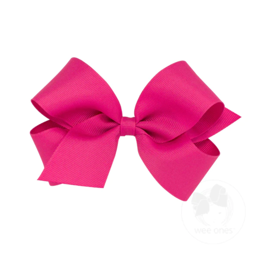 Medium Classic Grosgrain Hair Bow - Multiple Color Options