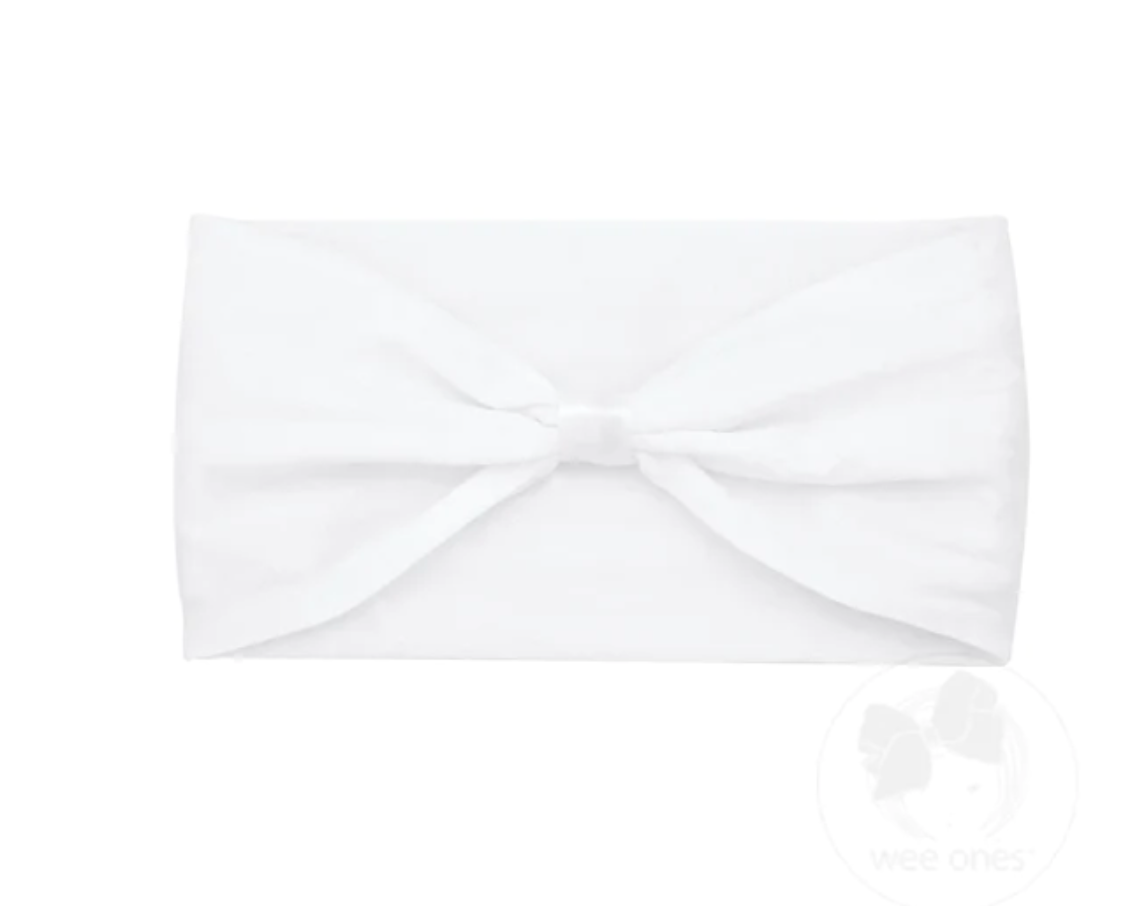 Baby Girls Nylon Add-a-Bow Band - Multiple Color Options
