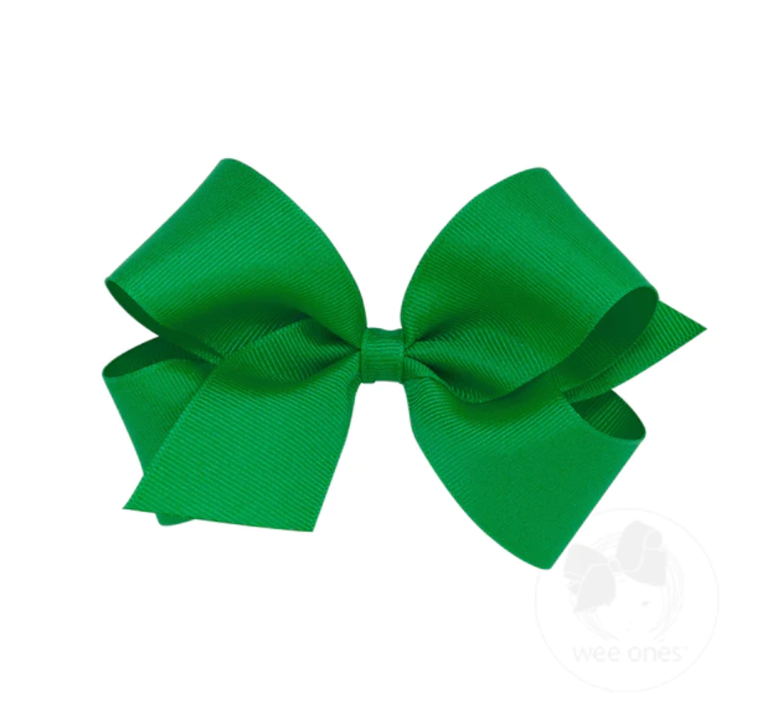 Medium Classic Grosgrain Hair Bow - Multiple Color Options