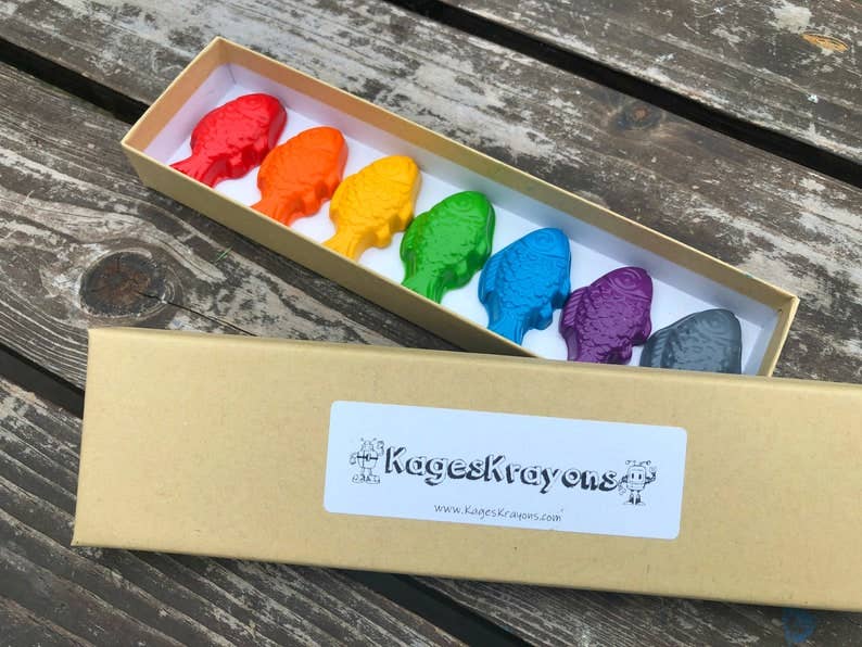 Fish Crayons Gift Box
