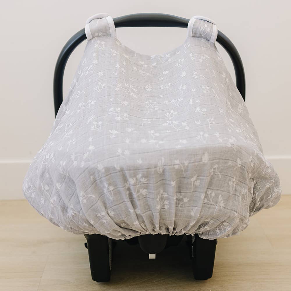 Prairie Cotton Muslin Car Seat Cover