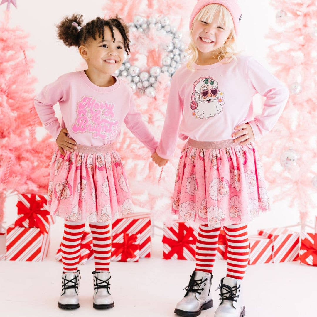 Sweet Wink Merry and Bright Christmas Sweatshirt