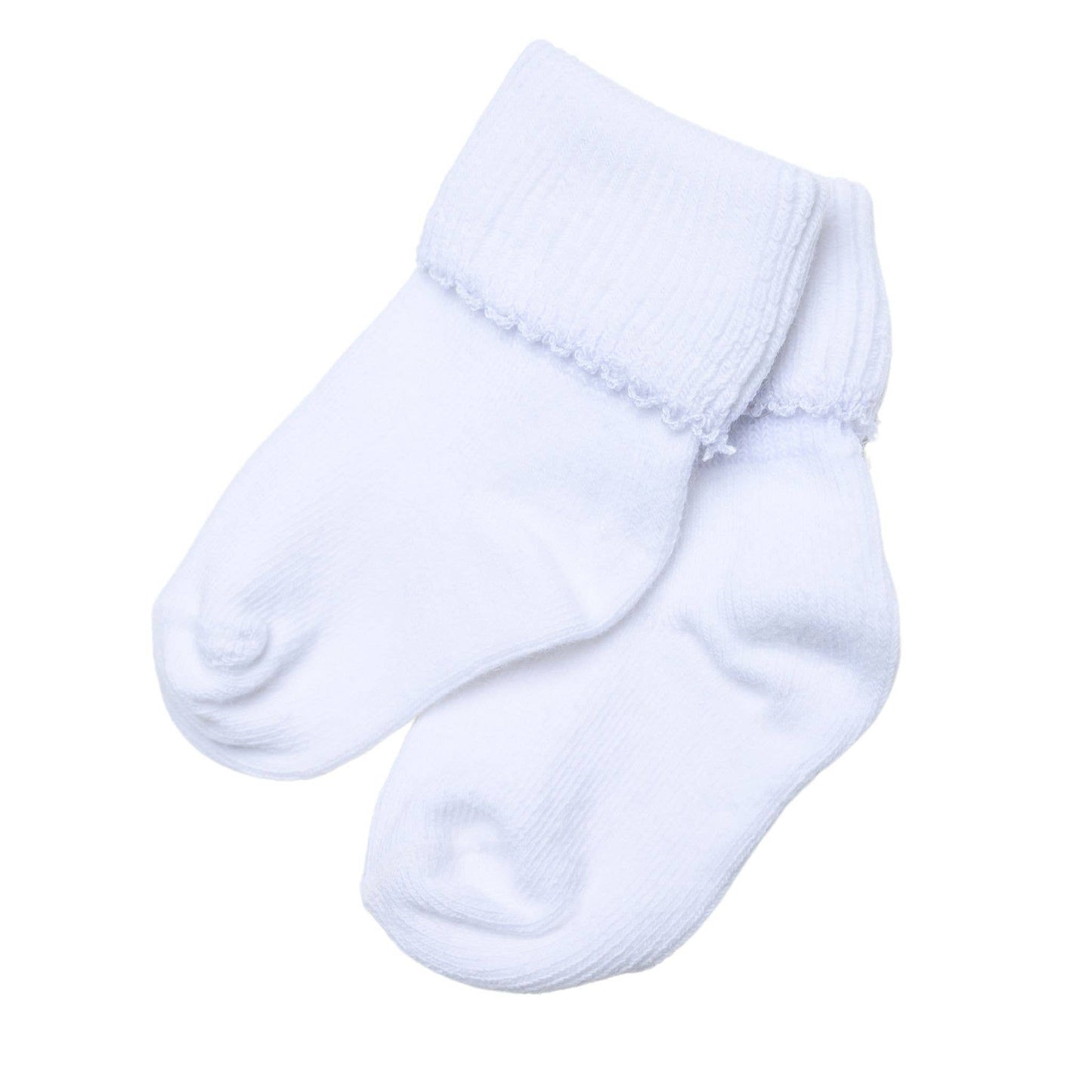 Solid White Socks