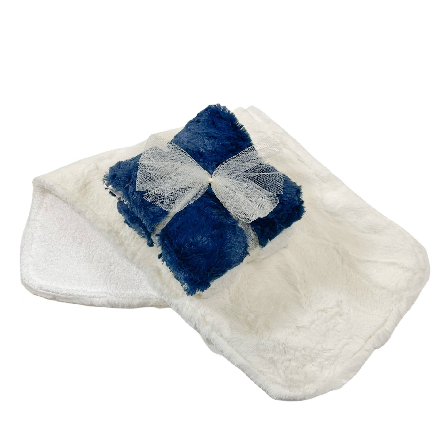 Burp Cloth Set- Navy Baby