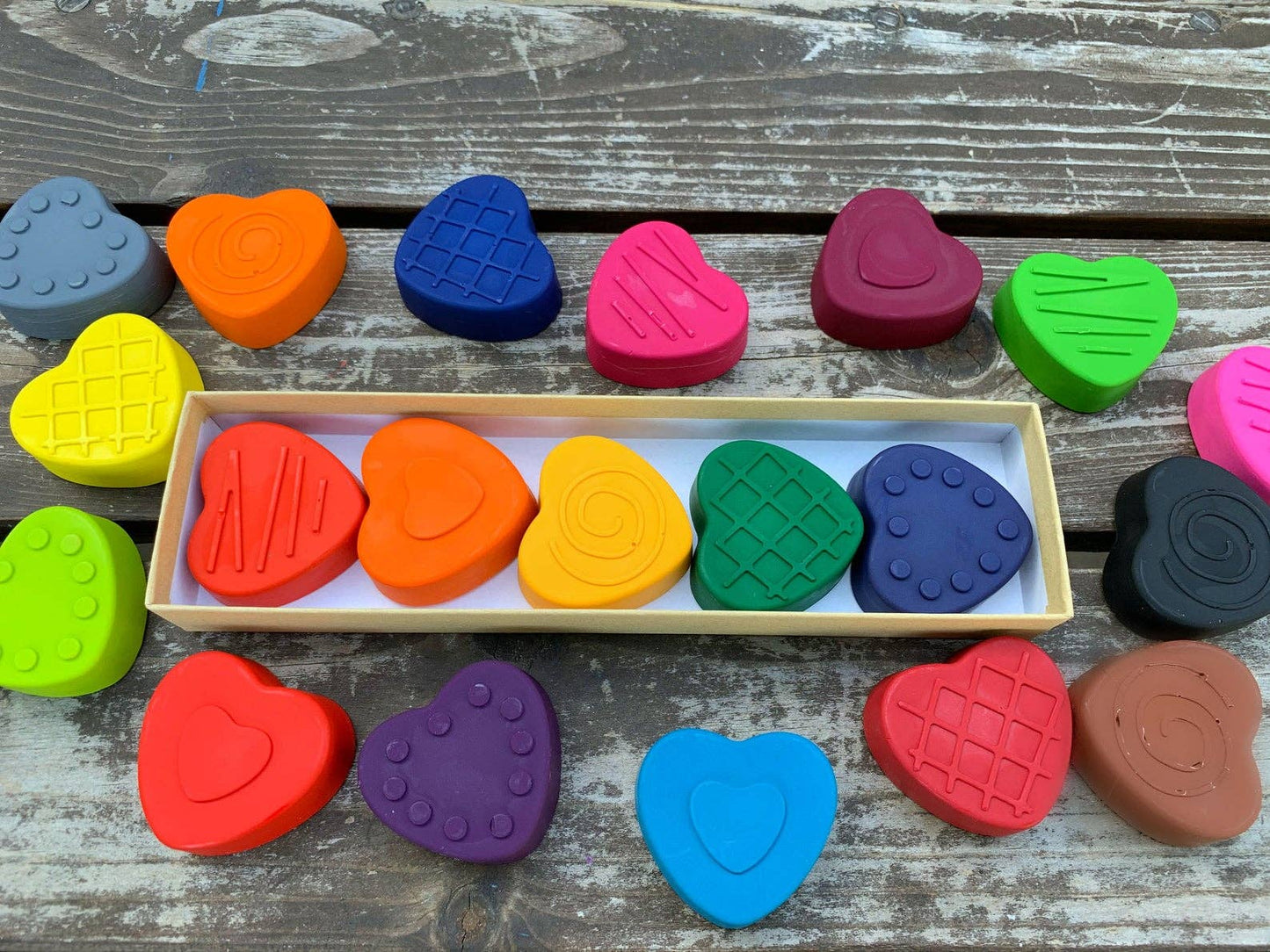 Heart Crayons Gift Box