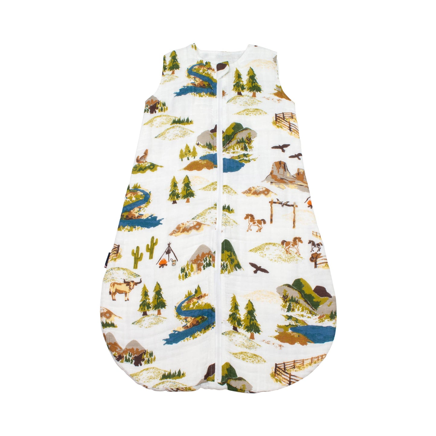 Wyoming Classic Muslin Sleeper 6-12M
