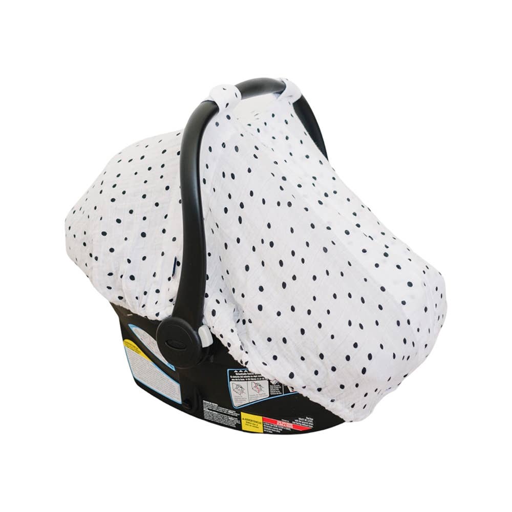 Dottie Cotton Muslin Car Seat Cover