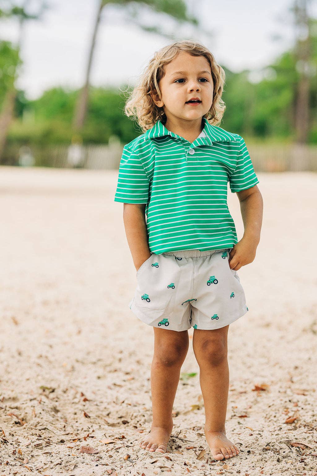 Sugar Bee Clothing Tractors Shorts