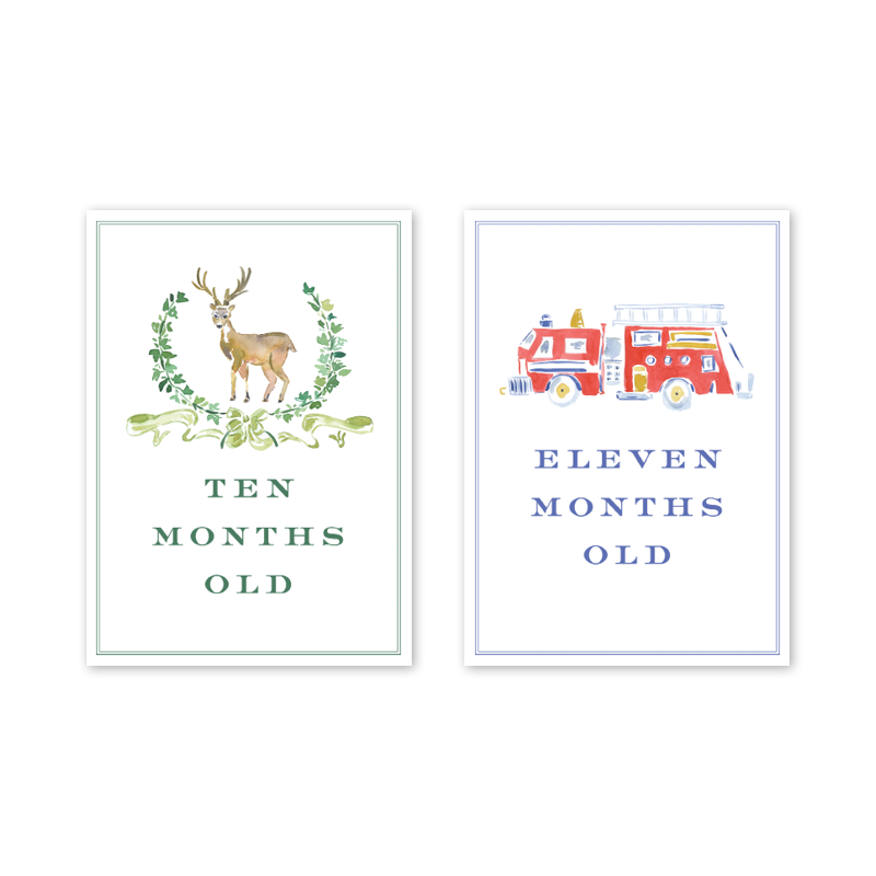 Joys of Boys Milestone Cards