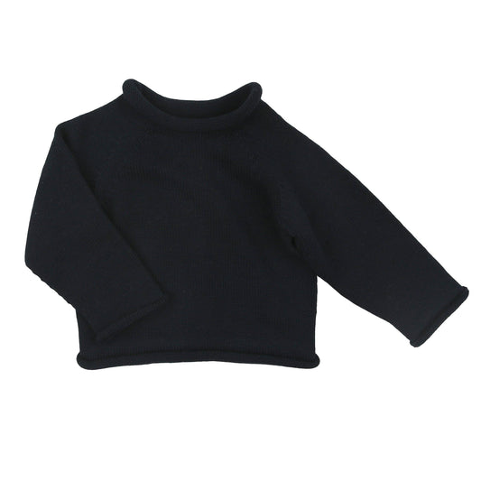 Essentials Knits Navy Raglan Sweater