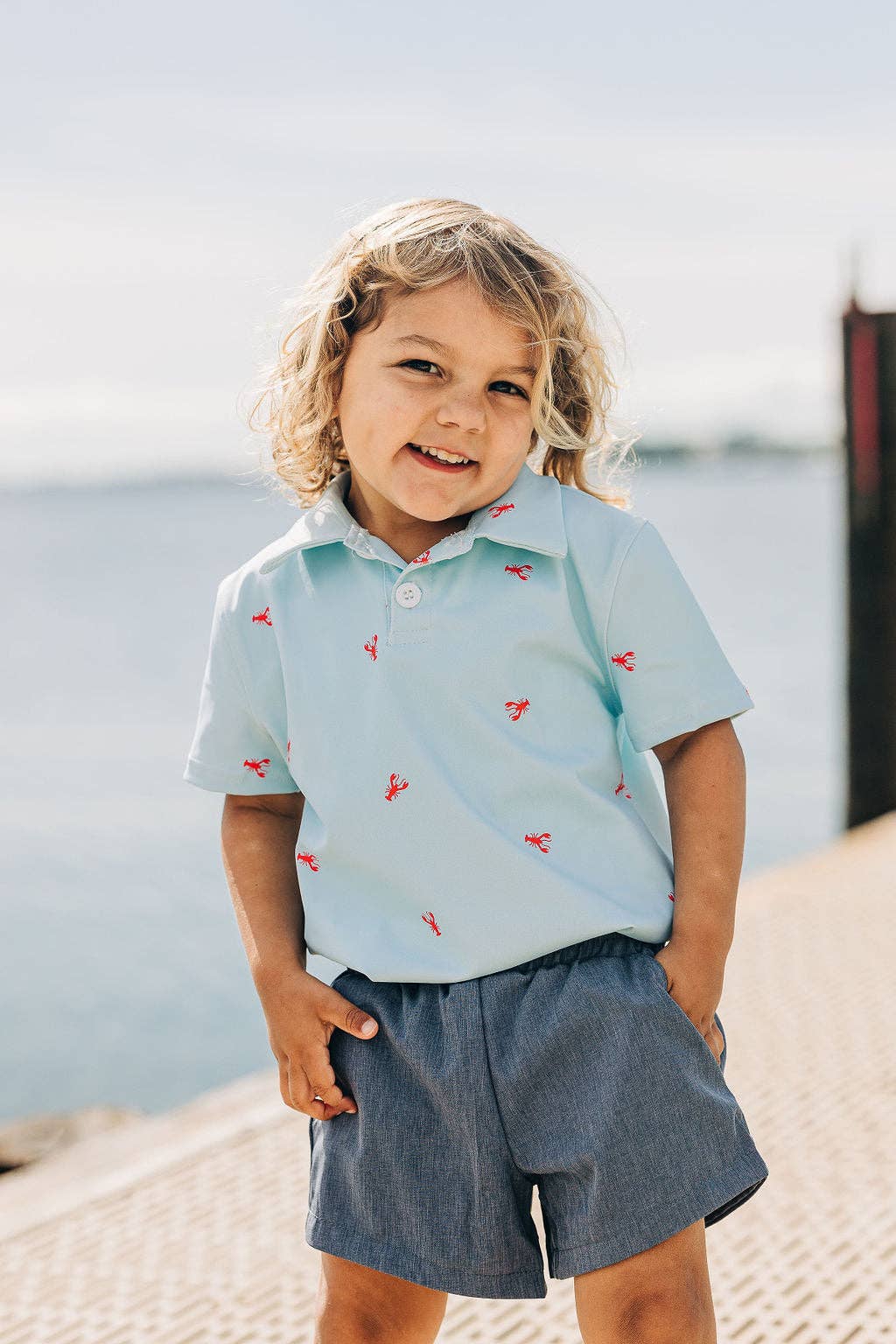 Chambray Shorts