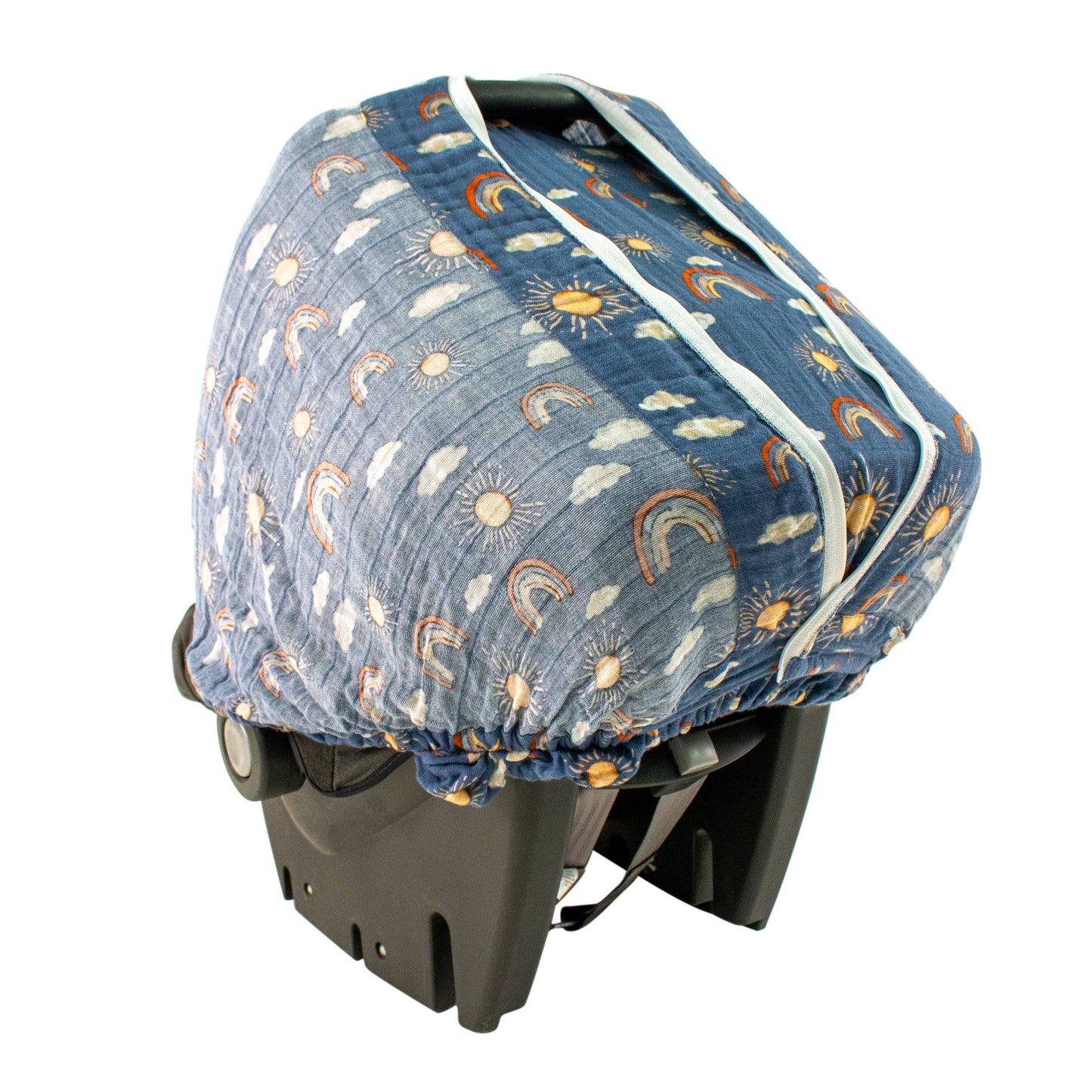 Hello Sunshine Classic Muslin Car Seat Cover