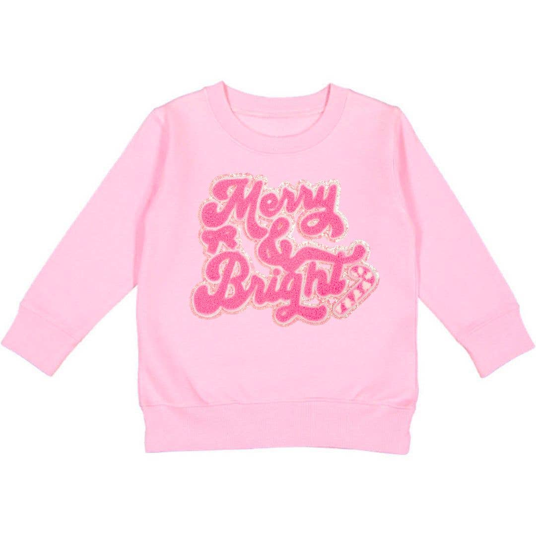 Sweet Wink Merry and Bright Christmas Sweatshirt