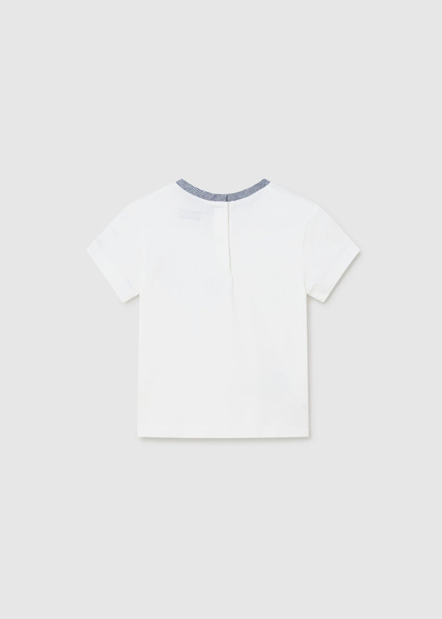 Boy's Mayoral T-Shirt - Navy or Natural