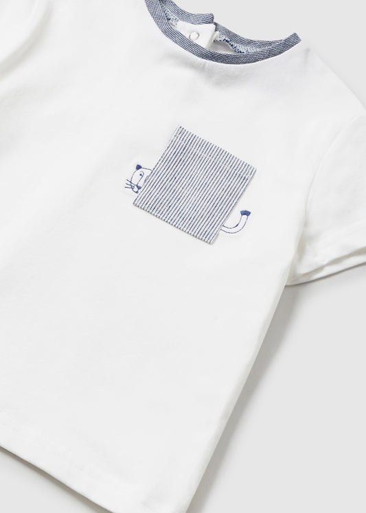 Boy's Mayoral T-Shirt - Navy or Natural