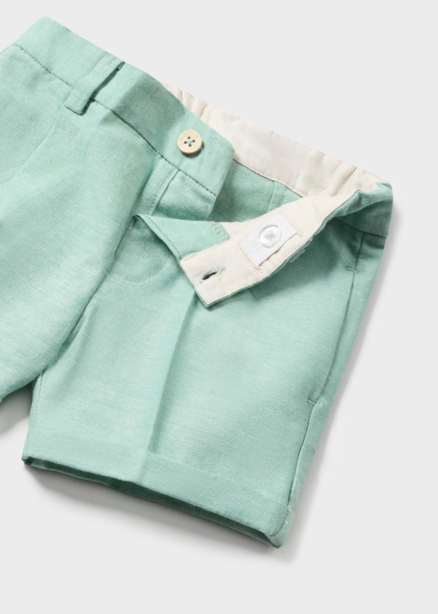 Linen Dressy Shorts - Navy or Eucalyptus