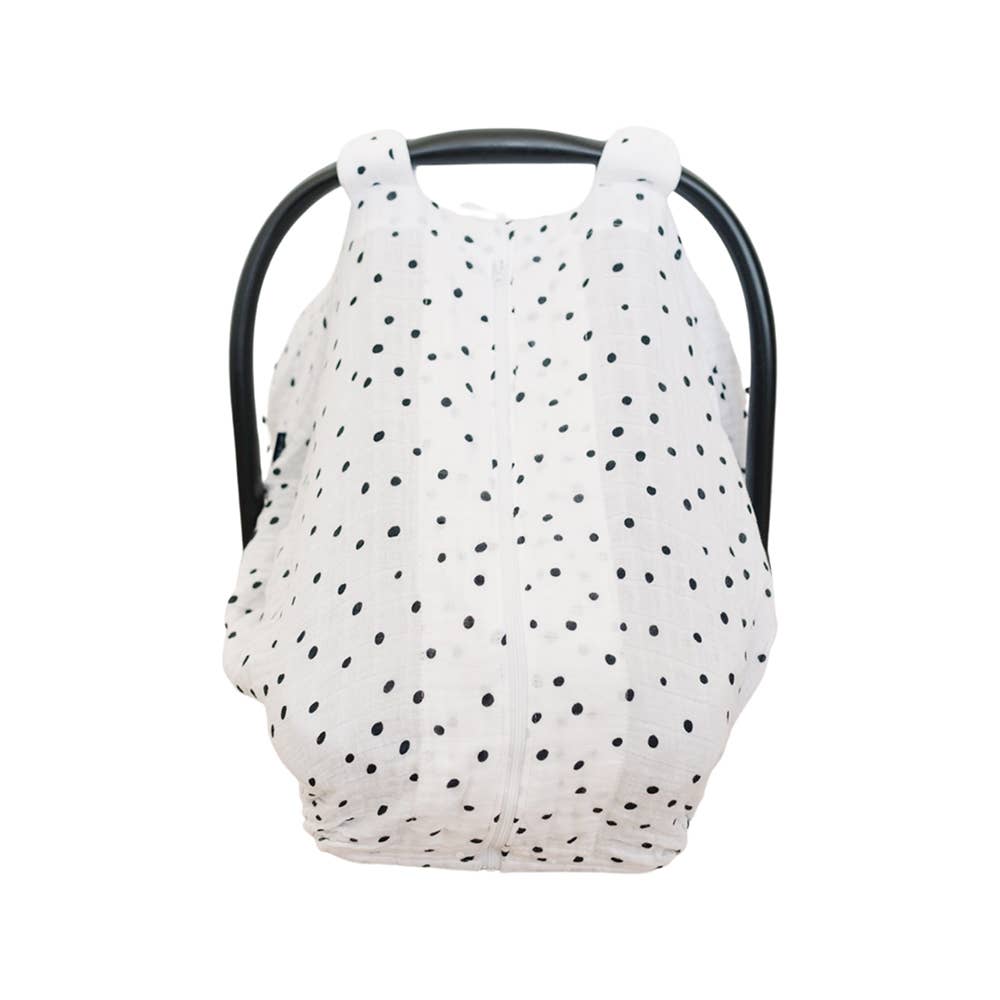 Dottie Cotton Muslin Car Seat Cover